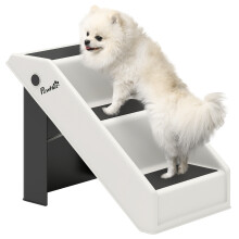 Escalera para Mascotas Beige 53 x 30.5 x 36.5 cm