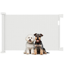 Barrera para Perros Blanco 142 x 10 x 87 cm