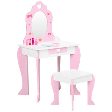 Tocador Infantil Rosa 50 x 36.5 x 89.5 cm