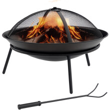 Brasero Exterior Negro 47 x 47 x 33 cm