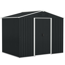 Caseta de Jardín Gris 236 x 174 x 190 cm