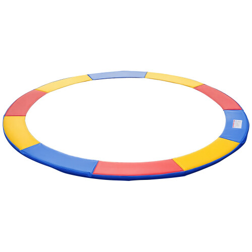 Homcom Cojín Borde Cama Elástica Multicolor Ø244 cm