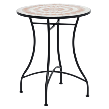 Mesa de Jardín Negro Ø60 x 71 cm