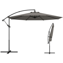 Parasol Excéntrico Gris 295 x 295 x 250 cm
