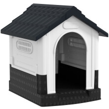 Caseta para Perros Gris 64.5 x 57 x 66 cm