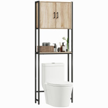 Mueble sobre Inodoro Marrón 64 x 19 x 178 cm
