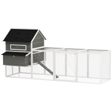 Gallinero Gris 347 x 160 x 150 cm