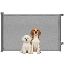 Barrera para Perros Gris 149 x 9 x 93 cm