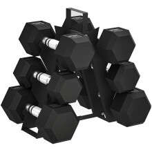 Juego de Mancuernas Negro 34 x 10 x 32 cm