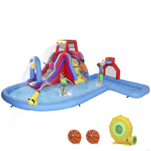 Castillo Hinchable Acuático Multicolor 470 x 445 x 205 cm