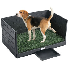 Inodoro para Perro Negro 75 x 51 x 36.5 cm