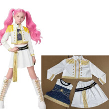 (03 models-3 piece set, 120cm) Anime Demon Hunter Cosplay Kostüm 3D gedruckt Frauen Kinder Kleidung Pop Sänger