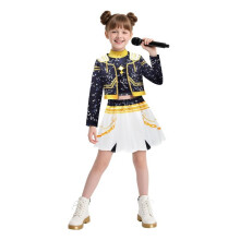 (Model 09-2 piece set, 130cm) Demon Hunter Anime Cosplay Costume Pop Singer 3D Printed Women's And Children's Clothing