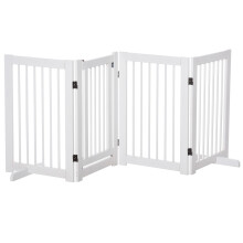 Barrera para Perros Blanco 204 x 36 x 75 cm