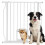 PawHut Barrera para Perros Blanco 85 x 2 x 76 cm 1