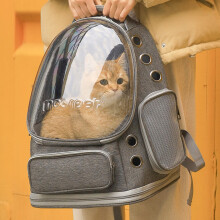 (34x27x42 cm) Cat Backpack Carriers Bag, Dog Backpack, Pet Bubble Backpack for Small Cats Puppies Dogs Bunny, Ventilate Transparent Capsule