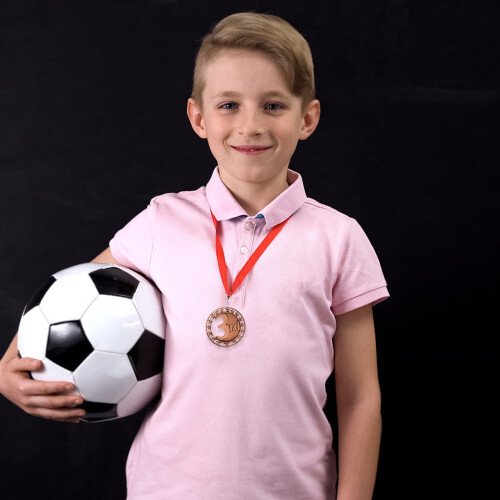 Mini-troféer, 3 st. sporttävlingsmedaljer, silver och koppar 2