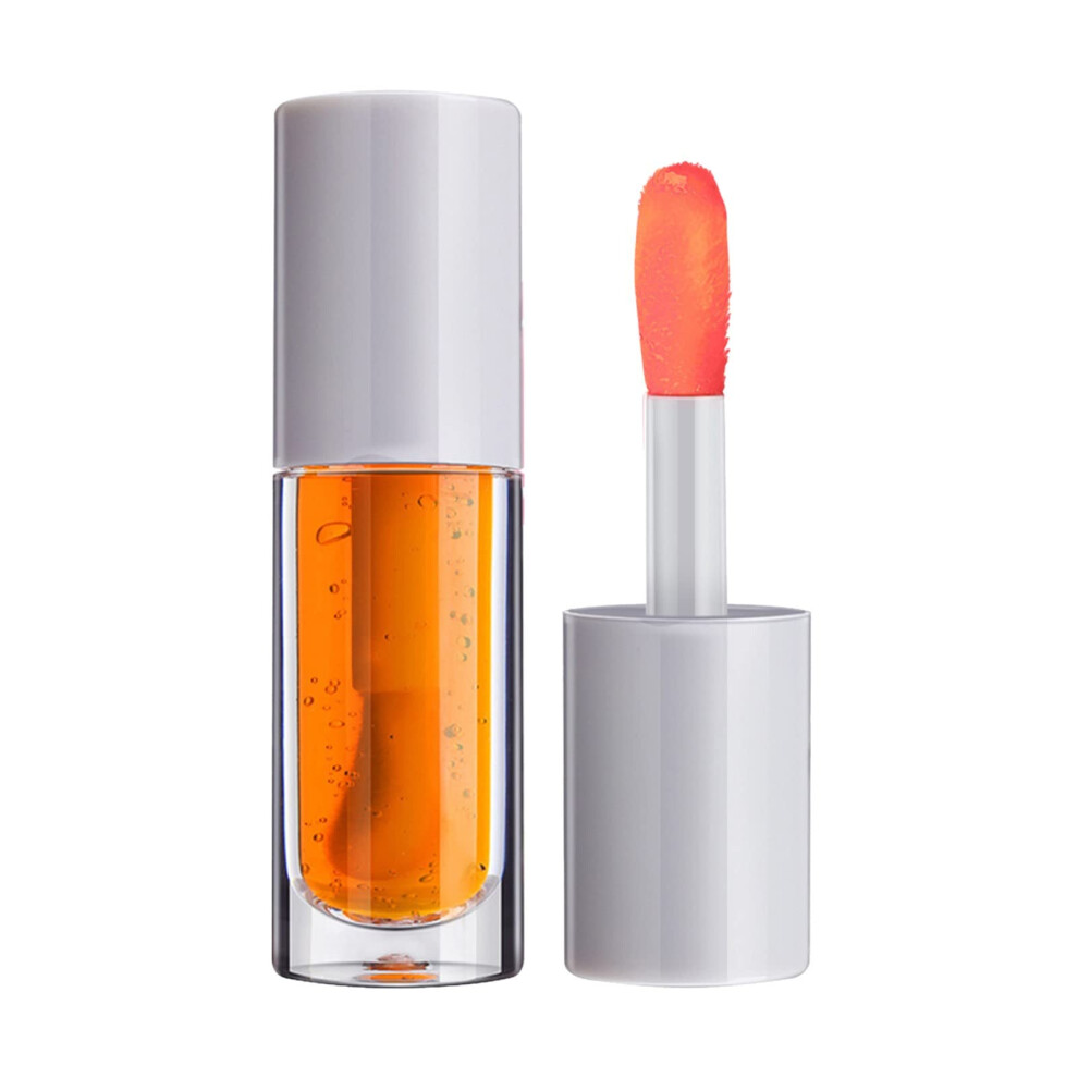 Lip Gloss 6ml Lip Plumping Oil with Longlasting Vibrant Color Nonsticky Moisturizing Finish for Shiny Lips