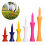 Udsalg! Plastik Castle Golf Tees - Alle farver og størrelser - 20 stk./pose 4