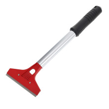 Tile Glue Scraper with Replaceable Stainless Steel Blade, Ergonomic Grip Paint and Adhesive Remover for Floor and Wall Cleaning