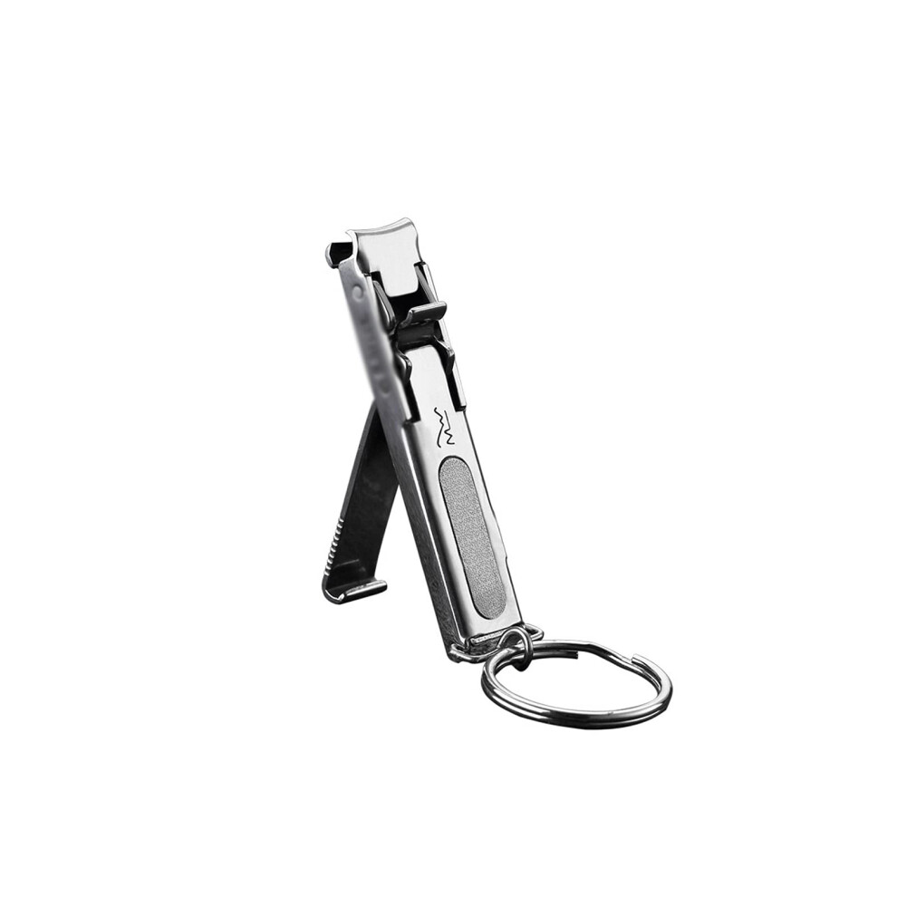 Foldable UltraThin Stainless Steel Nail Clipper for Travel, Precision Toe and Fingernail Trimmer