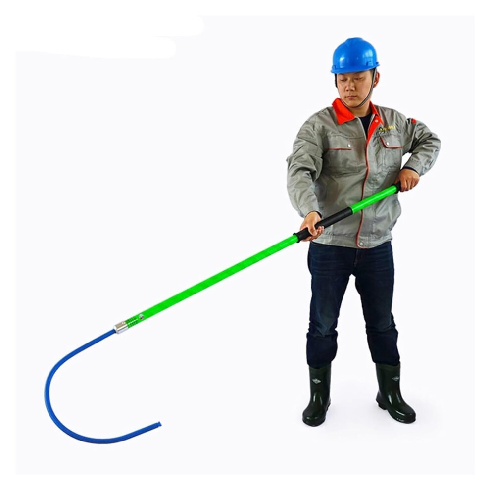 Voltage Rescue Hook 150Cm Insulated Fiberglass Pole Emergency Safety Tool For Electrical Substation 9073542253969