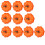Zucca artificiale Donemore, decorazione autunnale, 10 pezzi 2