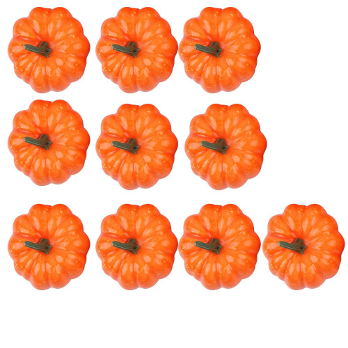 Zucca artificiale Donemore, decorazione autunnale, 10 pezzi 1