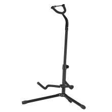 Adjustable Metal Guitar Stand with Foldable Tripod, NonSlip Rubber Feet and Foam Padding for Acoustic Electric Bass