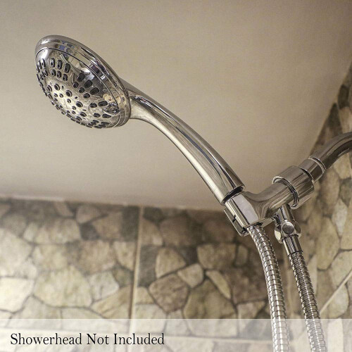 Adjustable Shower Head Holder with Adjustable Angle Design Shower Arm Mount Bracket for Handheld Shower 1