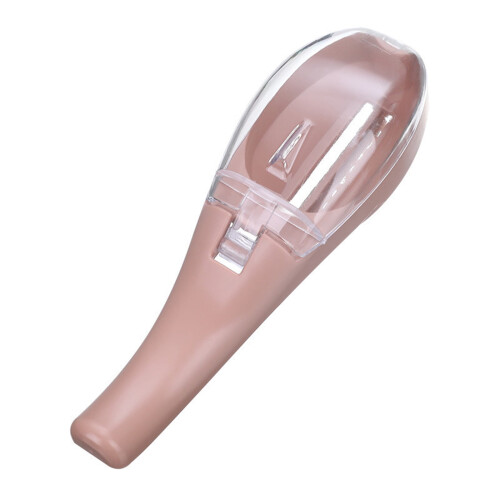Fish scale brush with cover plastic kitchen tool 1