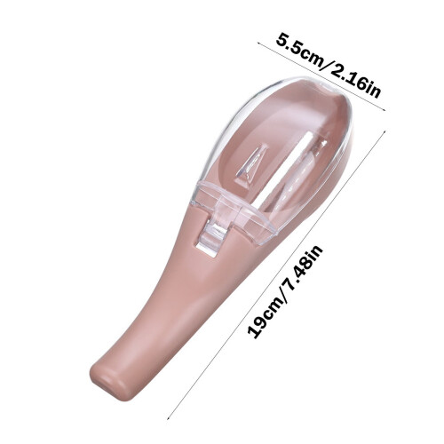 Fish scale brush with cover plastic kitchen tool 2