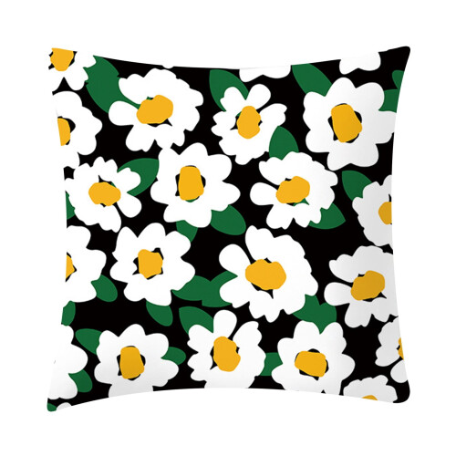 Almofadas decorativas Xubond, 45x45 cm, capa de almofada quadrada de linho compatível com sofás, camas e carros - tecido multicolorido 1