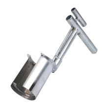 Stainless Steel Garden Bulb Planter with Ergonomic THandle, Handheld Bulb Transplanter Tool for Seedlings