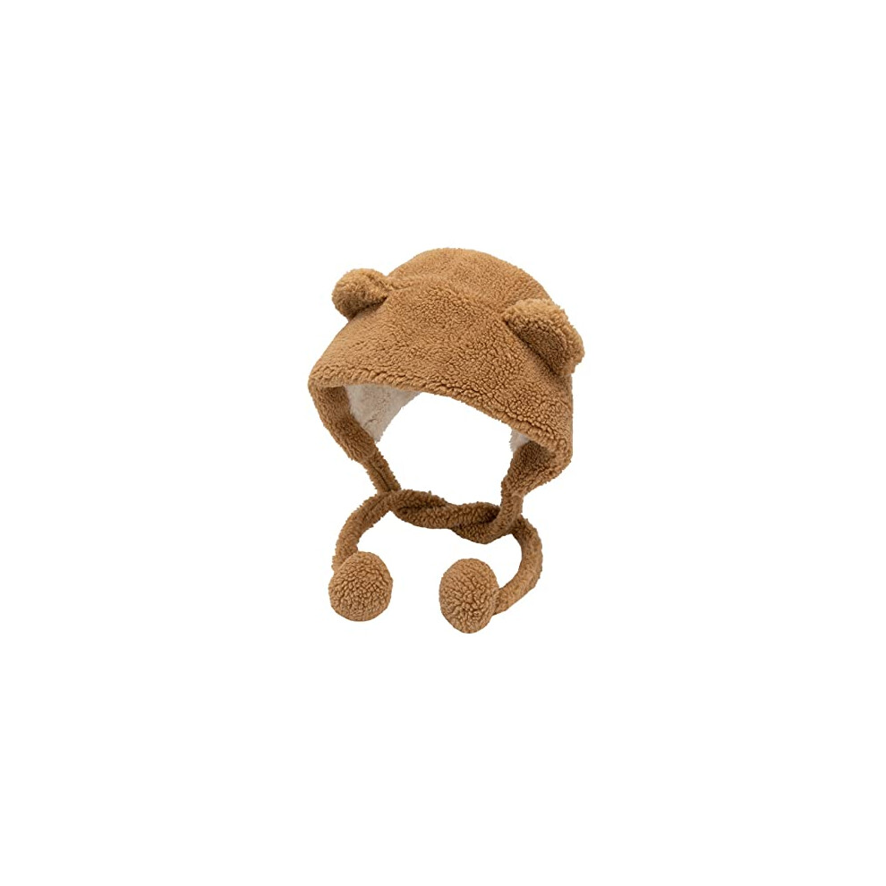 Kids Winter Ear Muffs Warm Plush Bear Hat Unisex Cold Weather Ear Protection for Children
