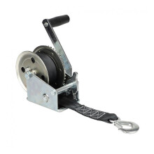 Heavy Duty Hand Winch 6002500 lbs Manual Trailer Winch with Steel Construction and Safety Pawl Hook