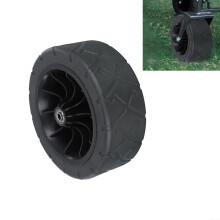 8 Inch Solid Camping Cart Wheel Replacement, Durable Noise Reduction Tire for Stroller and Garden Cart