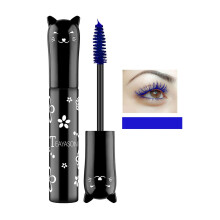 Waterproof Fiber Mascara Dark Blue 8ml Long Lasting Smudge Proof Volume Lift for Thick Curly Lashes