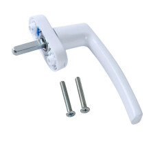 Lockable Aluminum Alloy Window Handle for Double Glazing, Durable Zinc Body, Easy DIY Installation