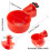 Automatic Chicken Waterer Cups 4 Pack, 3/8 Inch Thread, Easy Refill Poultry Drinking System for Chickens Ducks Turkeys 5