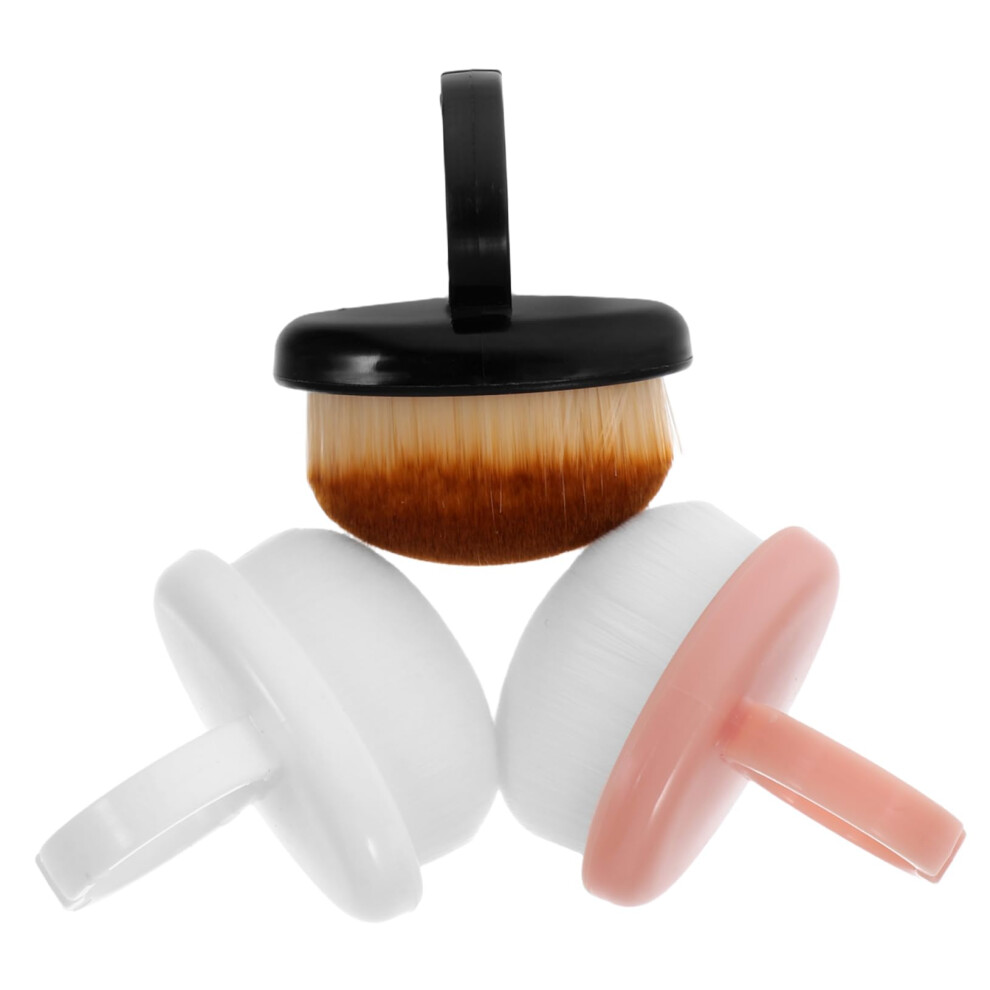 3pcs Soft Bristle Nail Dust Brush Set for Manicure Pedicure, Gentle Cleaning for Salon and Home Use