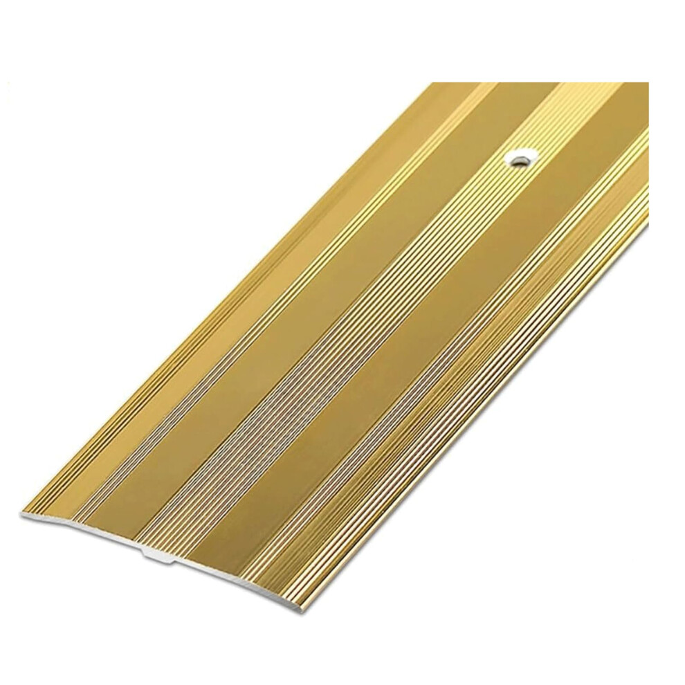 Waterproof Aluminum Floor Transition Strip 90Cm, Scratch Resistant Seamless Divider Trim For Doorway 9330225592556