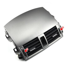 Air Vent Panel for Toyota Corolla 20082013 B Type, FactoryFit Center Dash A/C Vent with Emergency Switch