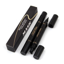Waterproof Smudge Proof Liquid Eyeliner Pen Dual Head Quick Dry Precise Fine Tip for All Day Wear