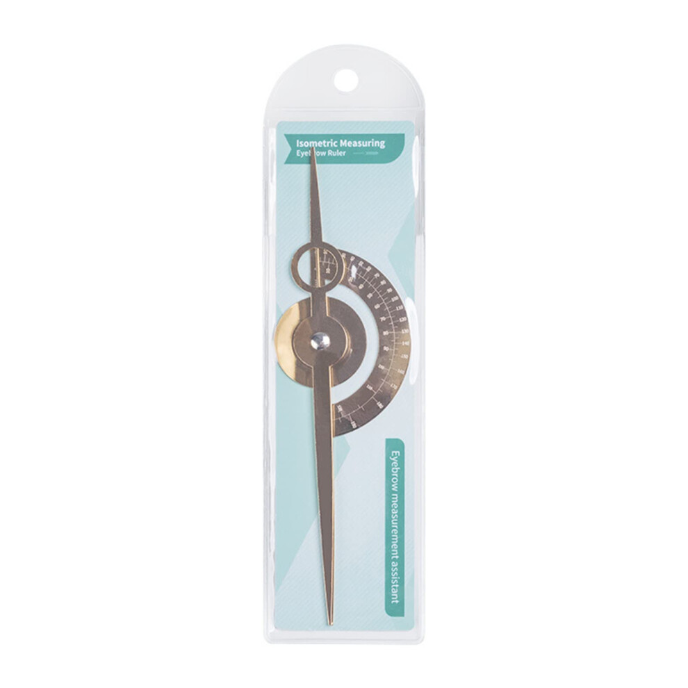 Microblading Eyebrow Ruler Golden Ratio Caliper With Precision Symmetry Mapping For Pmu Artists (Golden) 9045646649498