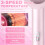 Foldable Travel Hairdryer with Concentrator,Pink 5