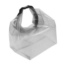 Clear Drawstring Gym Bag for Men and Women, WaterResistant Transparent Toiletry Travel Organizer for Swimming and Outdoor Use