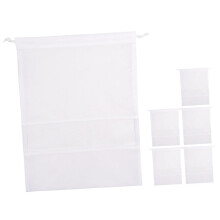 6pcs Travel Shoe Bags with Secure Drawstring Closure and Easy Identification Design for Luggage