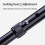 Foldable Adjustable Walking Cane with LED Light and Alarm, Lightweight AntiSlip Base for Seniors 4
