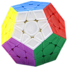 QY V2 M Magnetic Megaminx Speed Cube Stickerless Puzzle with Smooth Corner Cutting